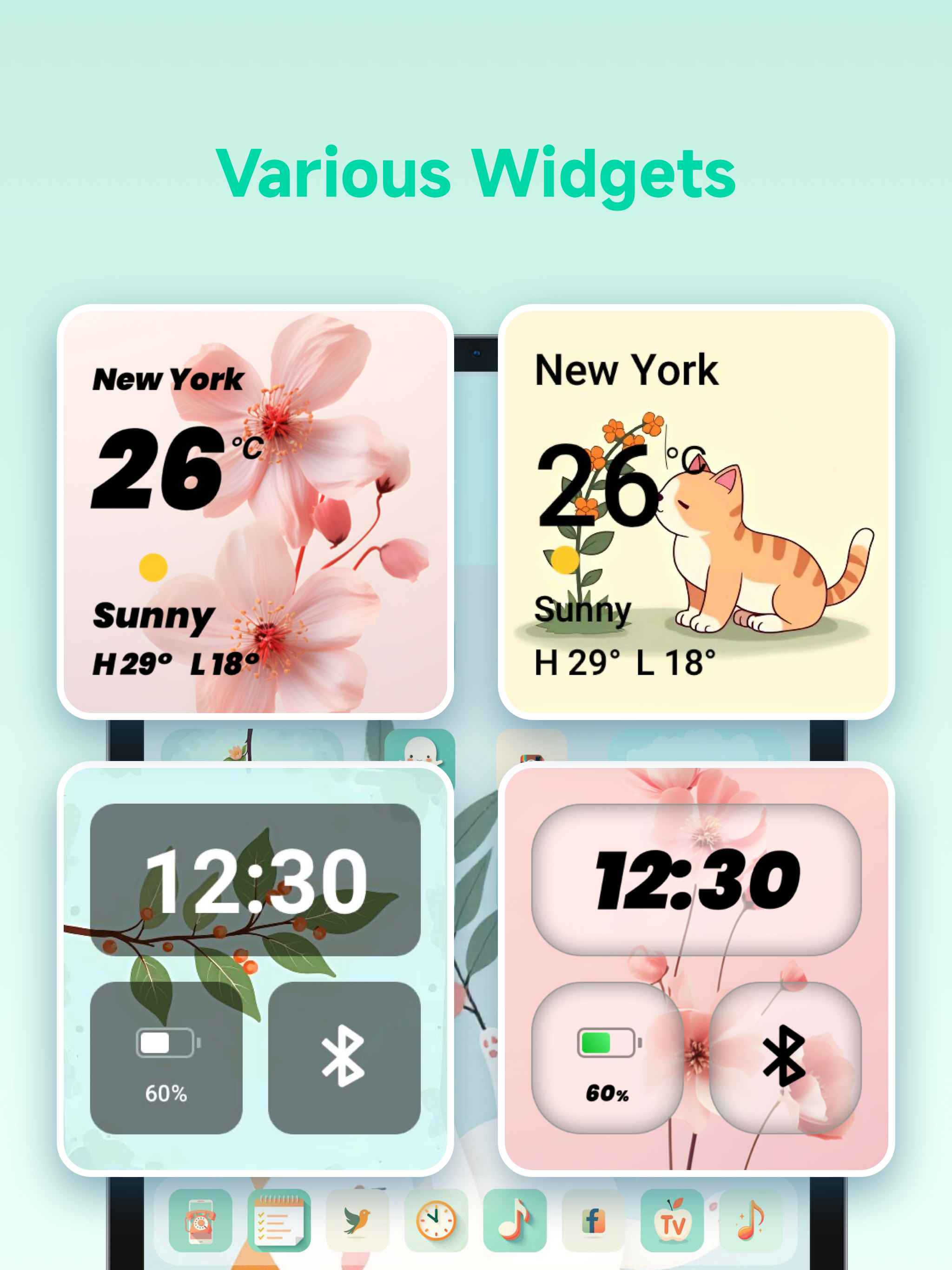 Themes: Wallpaper & Widgets