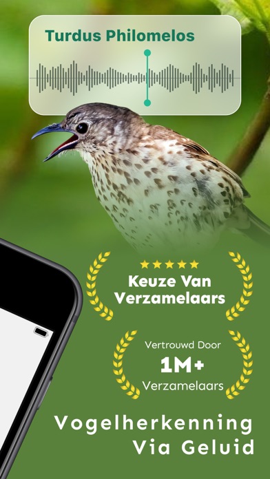 Vogelgeluiden Herkennen Vogels iPhone screenshot 2