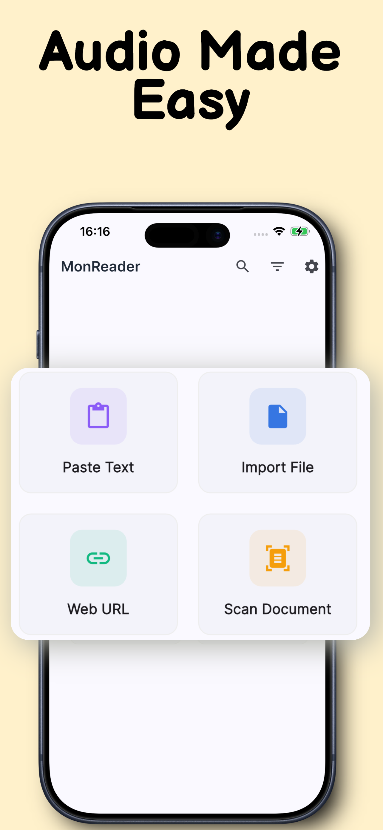 Text to Speech - MonReader