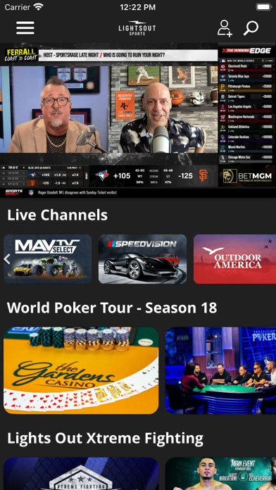 Lights Out Sports TV Screenshot