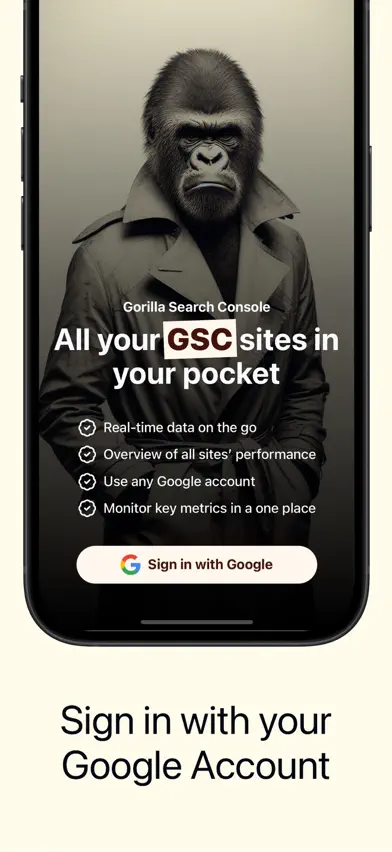 Gorilla Search Console screenshot 2