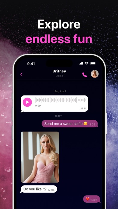Ai Girl: Chat with Girlfriend iPhone screenshot 8 - Social Networking app