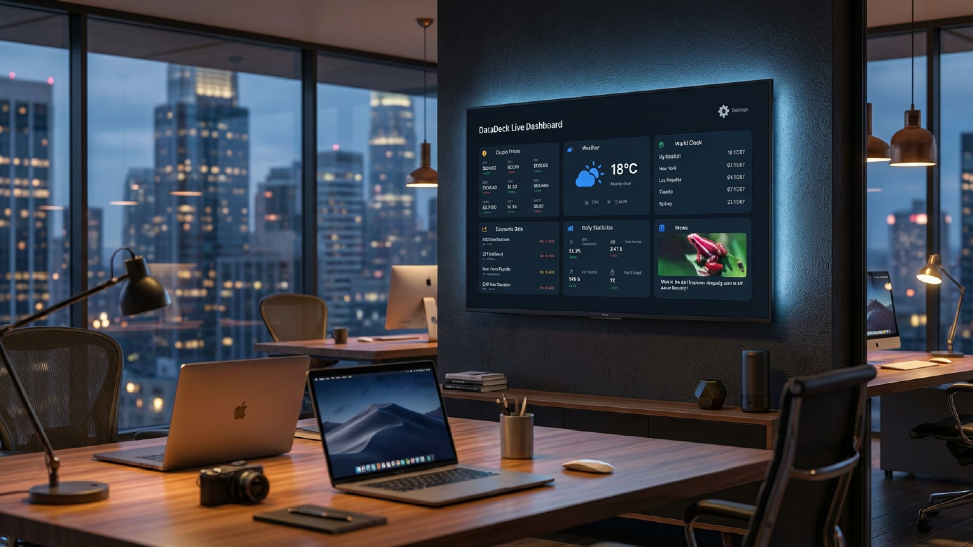 DataDeck Live Dashboard screenshot 2
