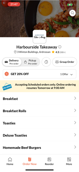 Harbourside Takeaway Screenshot 2 of 4