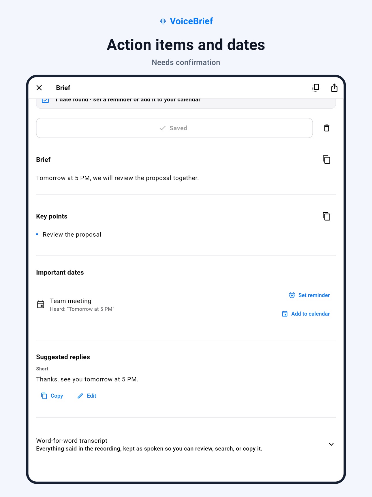 Screenshot 7 of VoiceBrief: Audio Summaries