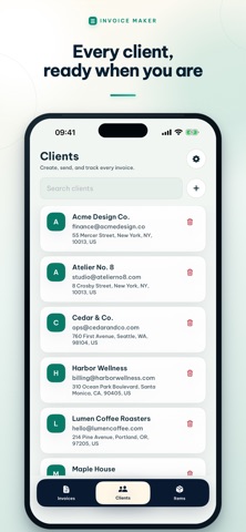 InvoSlate: Invoice Maker iPhone screenshot