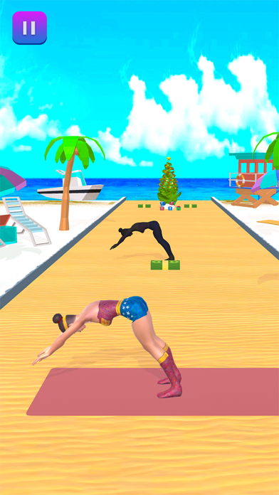 Yoga 3D Workout-FlexRun Screenshot
