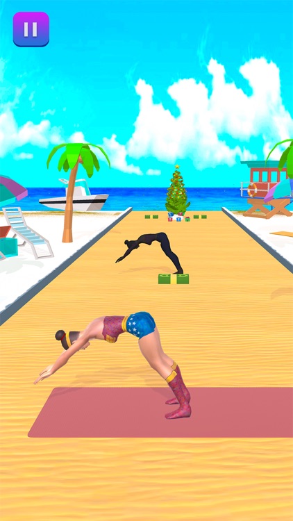 Yoga 3D Workout-FlexRun screenshot-8