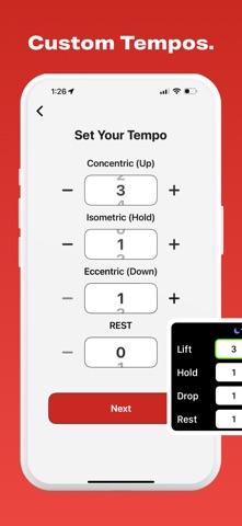 CENTRIC Rep + TUT Timer screenshot