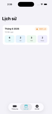 EV Charge Log Screenshot 1 of 3