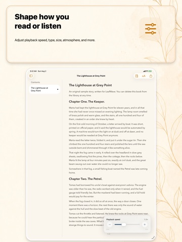 LeafWave iPad screenshot