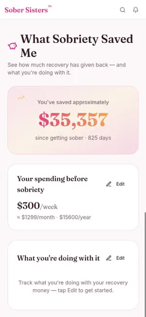 Sober Sisters Community screenshot 3