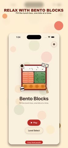 Bento Blocks: Food Puzzle iPhone screenshot
