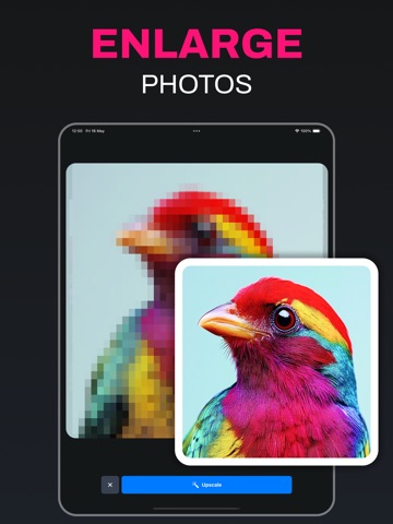 Upscale ++ iPad screenshot