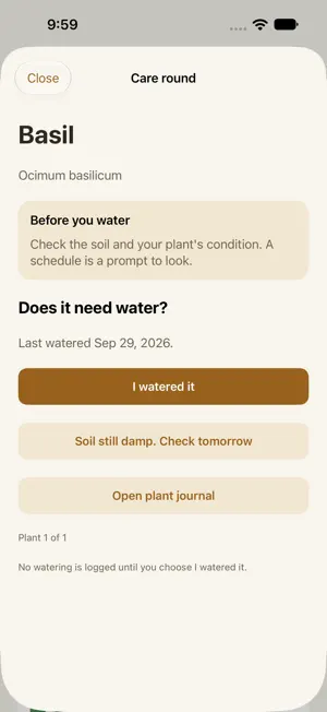 LeafTend: Plant Care screenshot 2