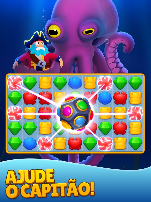 Pirate Match: Aventura Puzzle screenshot 8