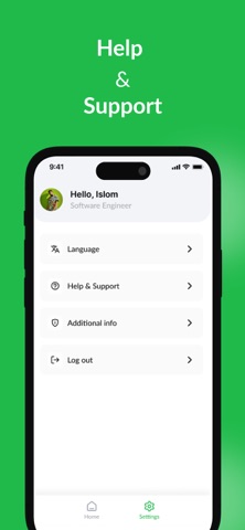 Aros Staff app screenshot