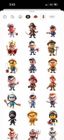Grumpy Balloon Stickers screenshot