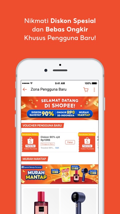 Shopee Indonesia iPhone screenshot 2