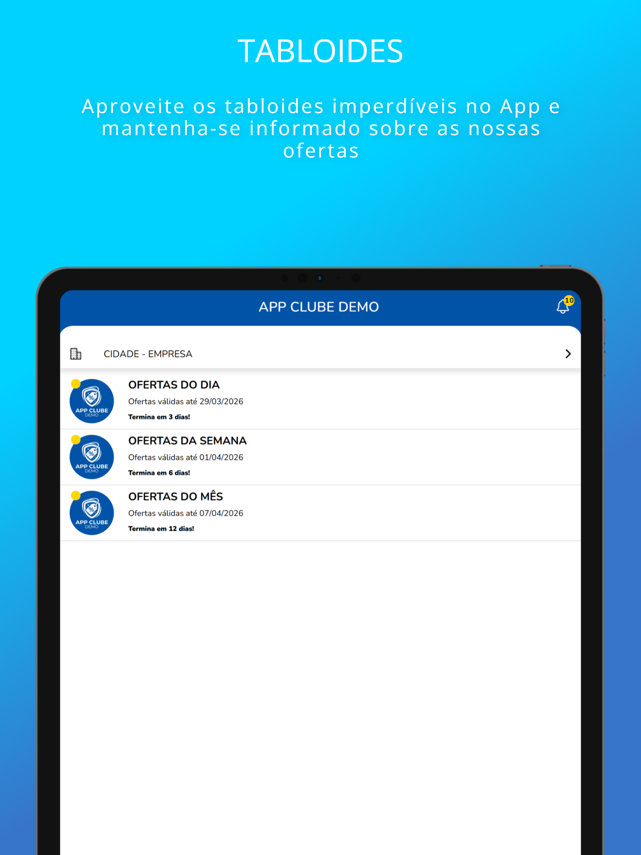 App Clube Demo screenshot 6