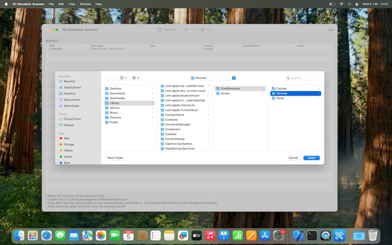XC Simulator Scanner screenshot