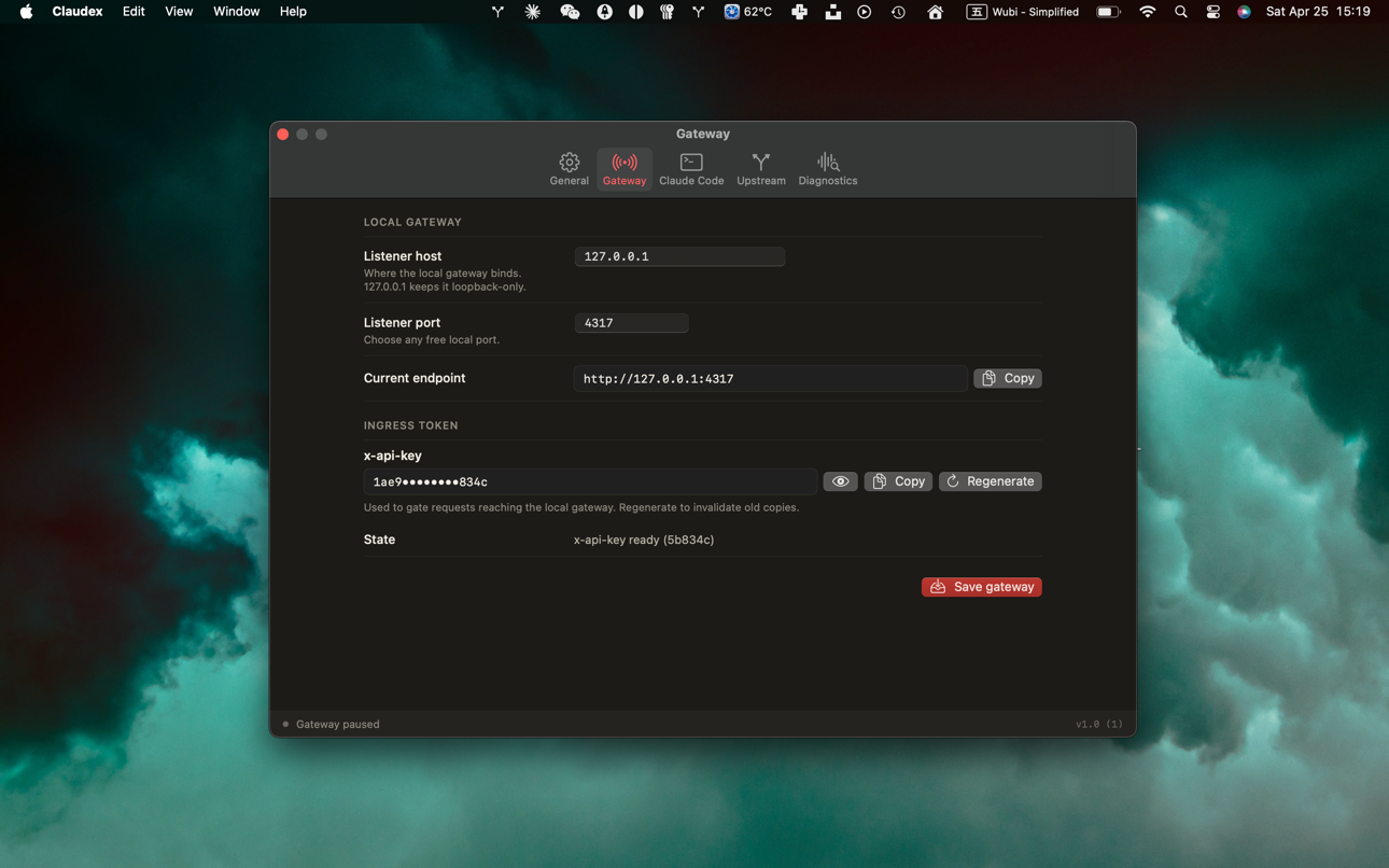 Claudex screenshot 2