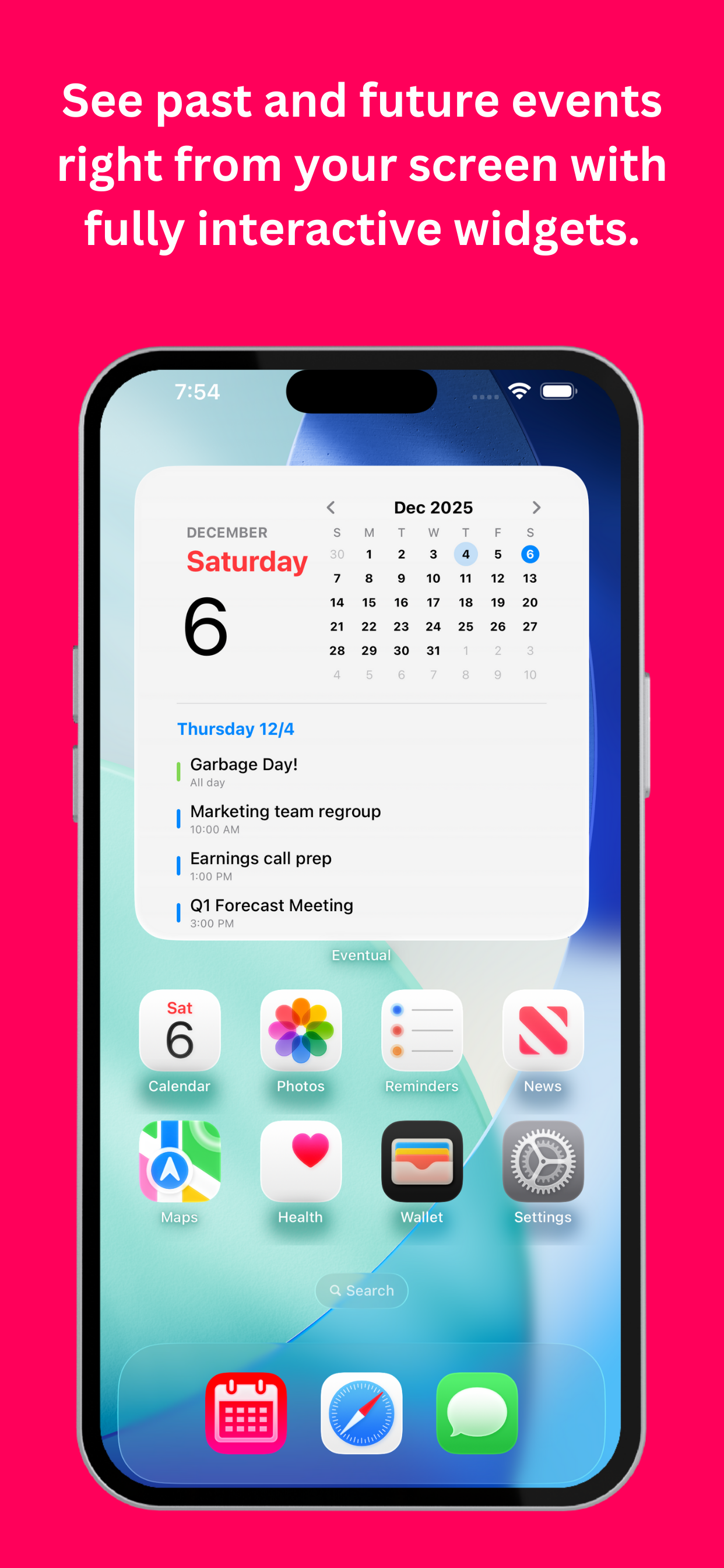 Eventual Calendar