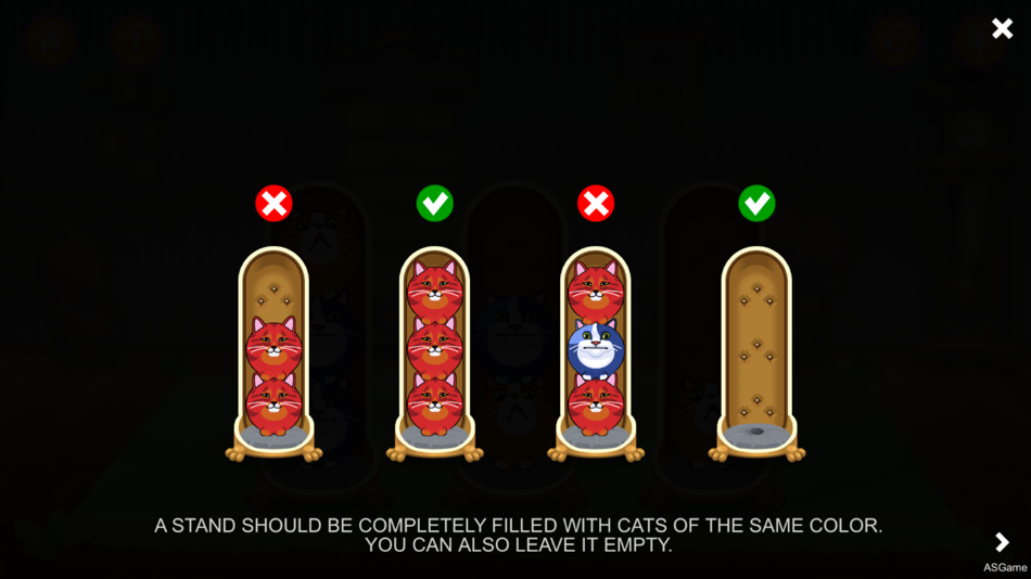 #4. Cat Sorter Puzzle (iOS) 由: Suna Gonen