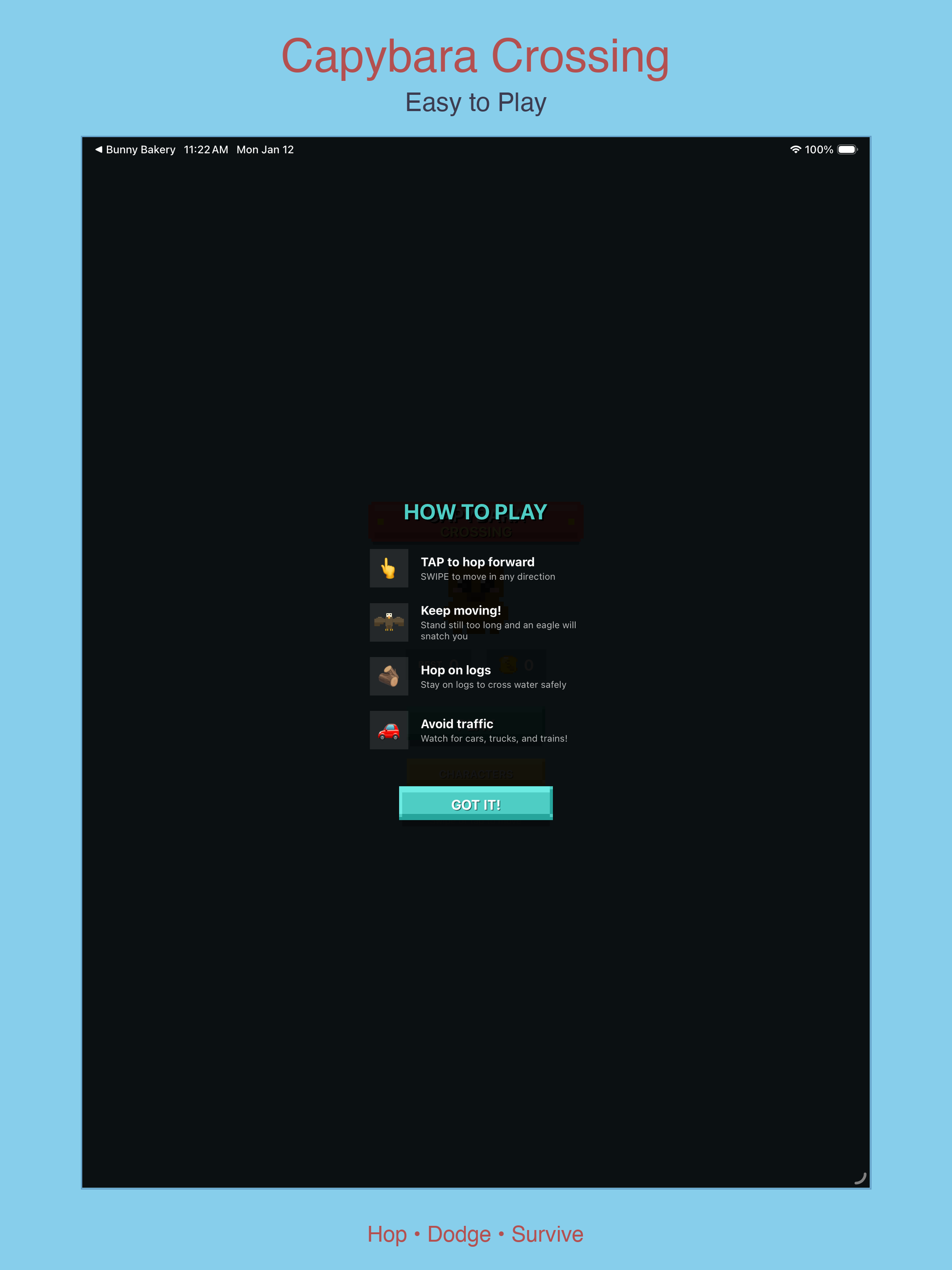 Capybara Crossing screenshot 6
