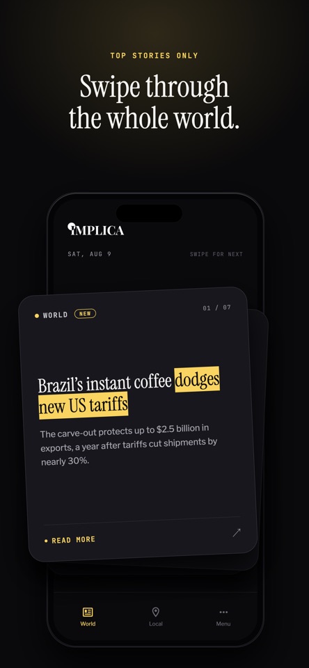 Implica - News, Explained screenshot 1