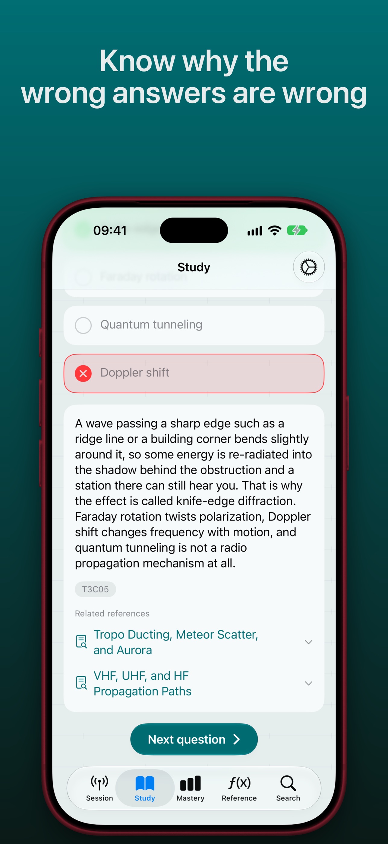 Screenshot 2 of Ham Technician Exam Coach