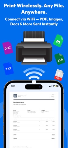 Wireless Printer & PDF Scanner iPhone screenshot