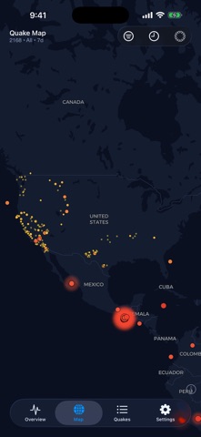 Rumble: Earthquake Tracker iPhone screenshot