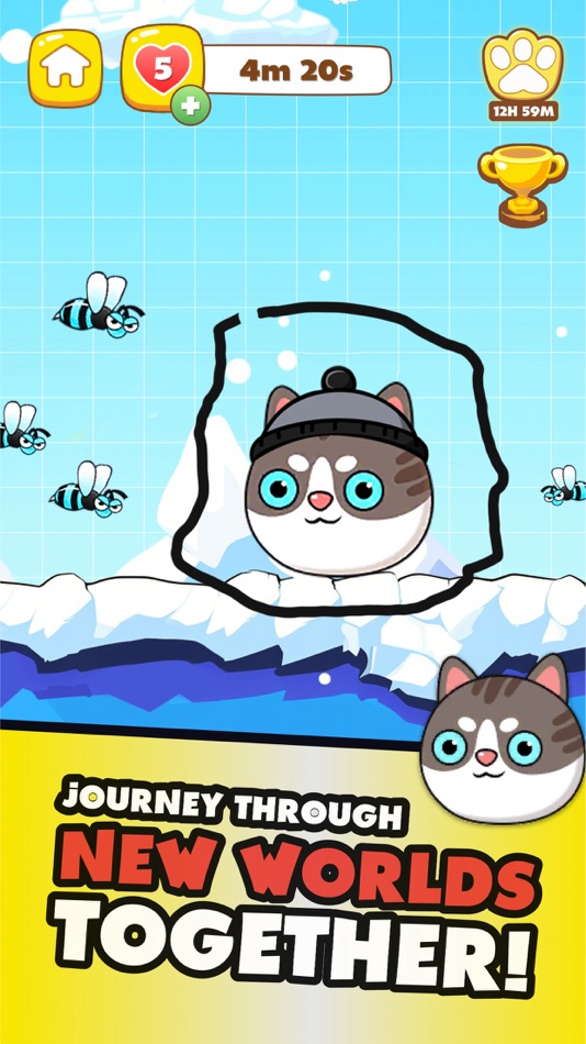 #3. Save my Cat Adventures (iOS) 게시자: Oddbytes
