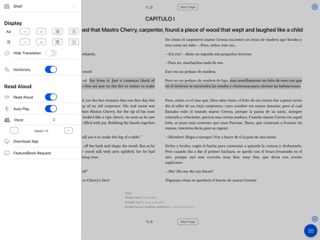 Duoreader - Bilingual Reading iPad screenshot