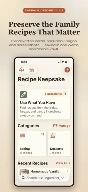Recipe Keepsake screenshot 1