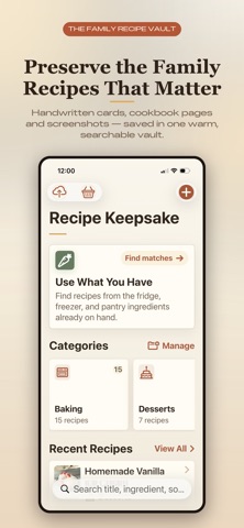 Recipe Keepsake Screenshot 1 of 10