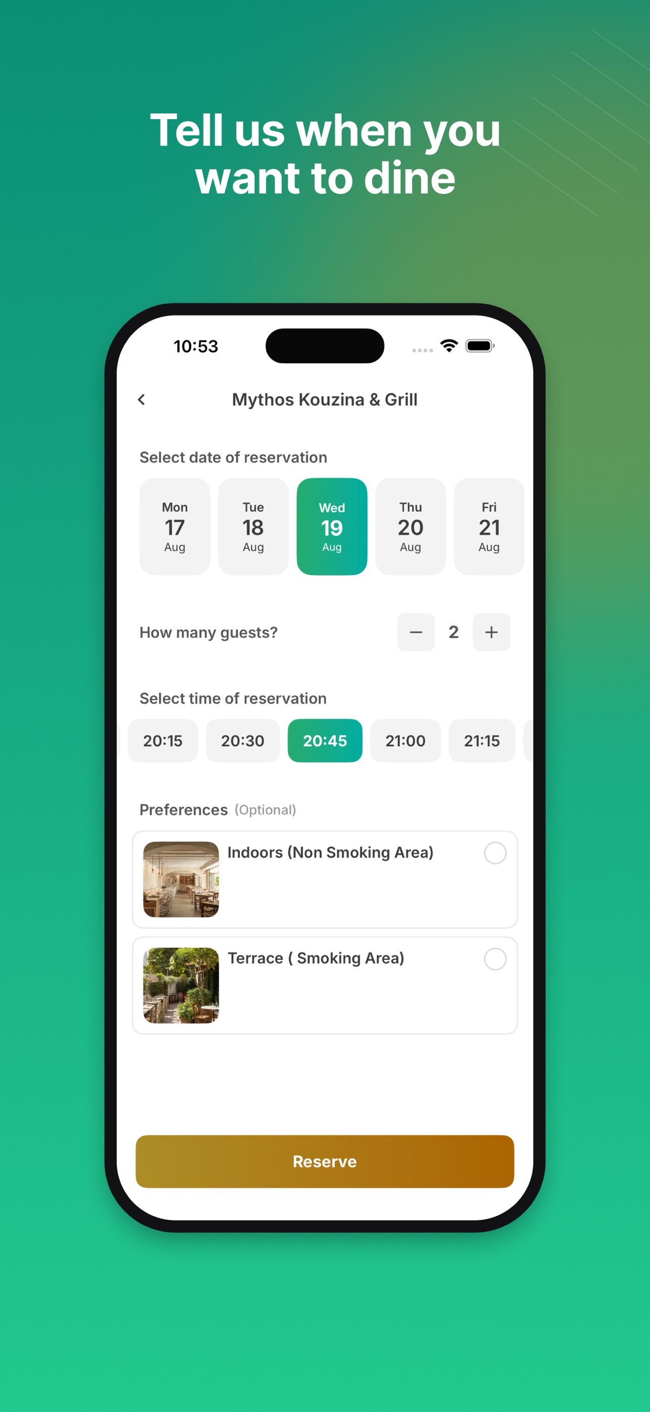 Screenshot 5 of Eat App: Restaurant Bookings