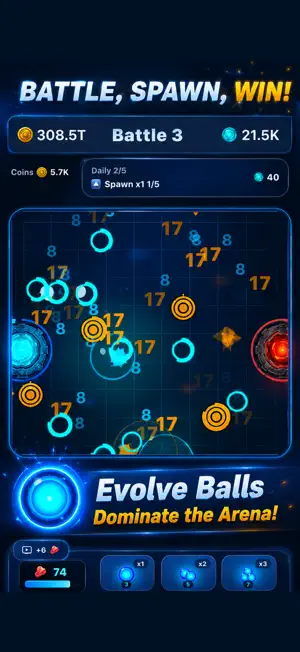 Idle Ball Defense screenshot 2