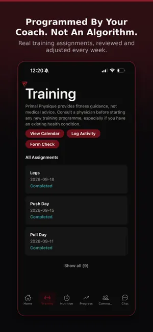 Primal Physique screenshot 1