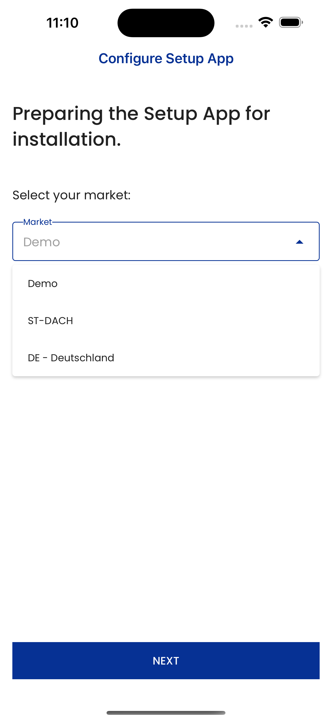 dormakaba Setup App screenshot 1