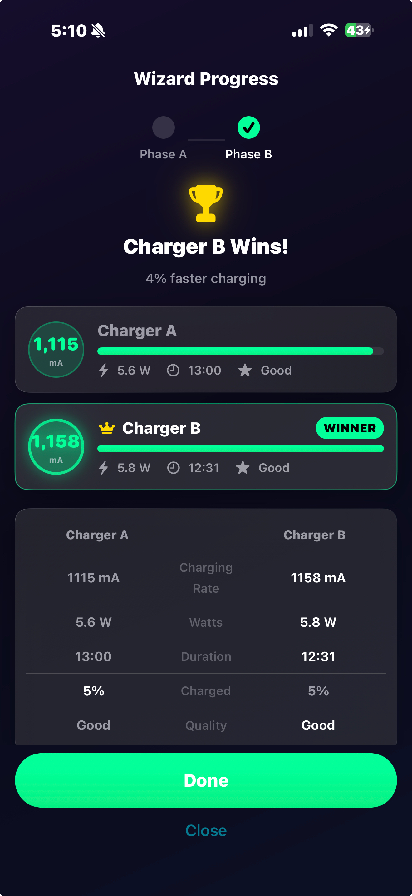 Amperes 4: Battery Charge Info screenshot 6