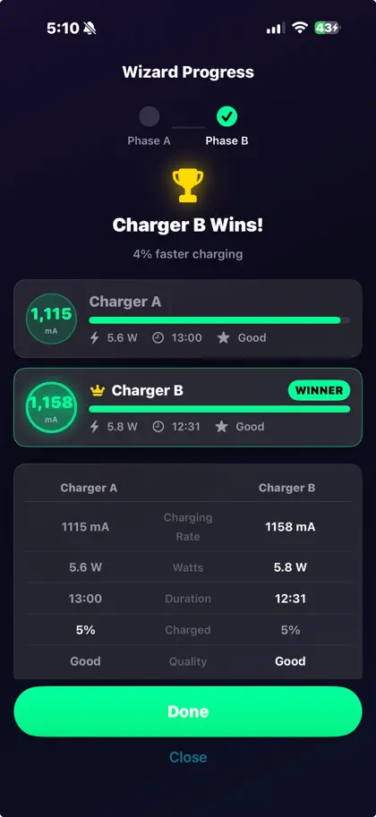 Screenshot 6 di 6 di Amperes 4: Battery Charge Info
