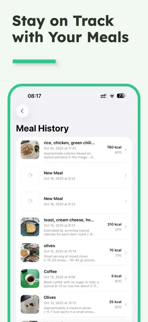 Kalorie · AI Food Scanner screenshot 4