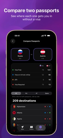 Borderlog: Visa & Tax Tracker Screenshot 5 of 5