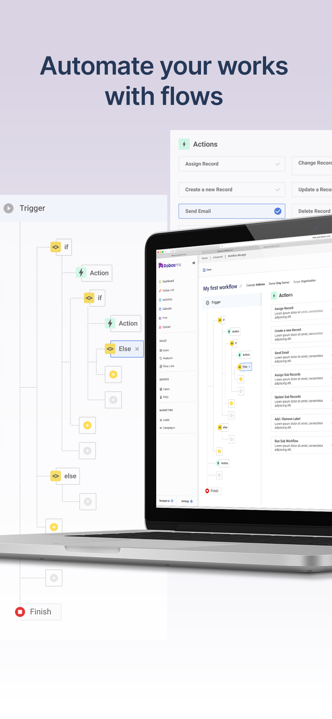 Robosme CRM screenshot 5