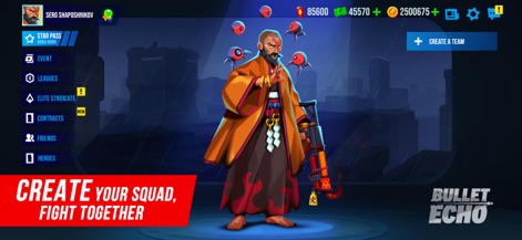 Bullet Echo: PVP Shooter - bullet-echo-hero-lobby