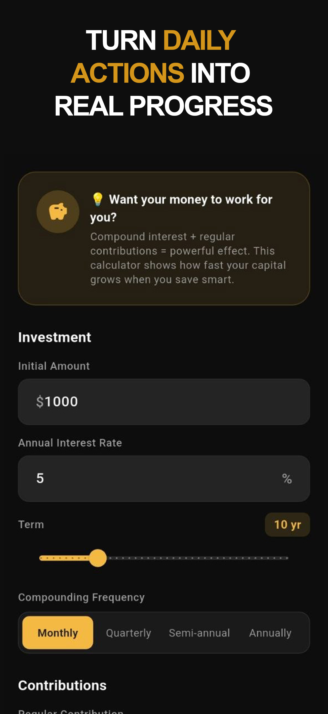 Finance Calculator & Planner