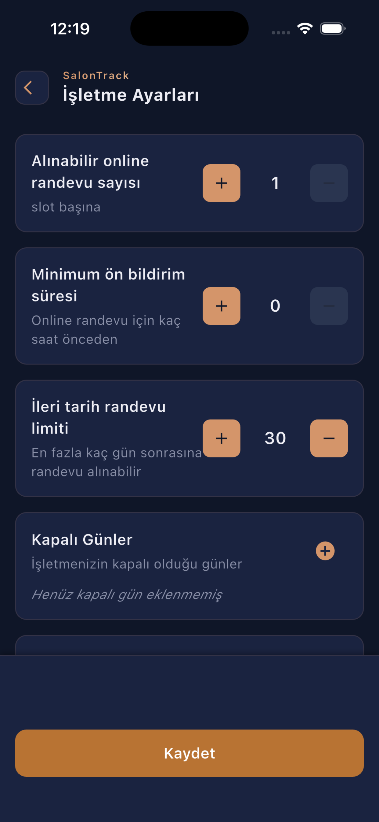 SalonTrack