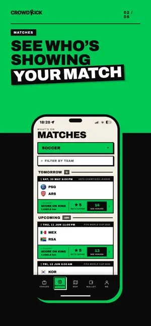 CrowdKick: Sports Venue Finder iPhone screenshot 5